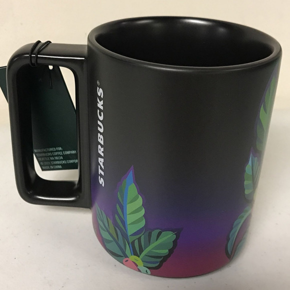 Starbucks American Sign Language Asl Hand Movements Coffee Mug, 12 Fl Oz - Picture 2 of 3